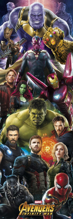 Poster Marvel Avengers Infinity War 53x158cm