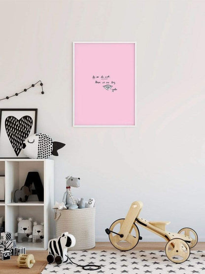 Art Print Star Wars Quote Yoda Cute 40x50cm