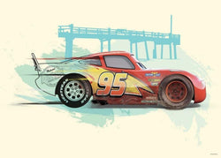 Art Print Cars Lightning McQueen 70x50cm