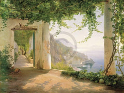 Art Print Carl Frederic Aagaard - Amalfi Cappuccini 101x76cm