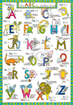 Gabriele Altevers - ABC der tollen Tiere Art Print 48x68cm