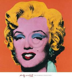 Art Print Andy Warhol - Shot Orange Marilyn 65x71cm
