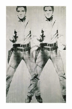 Art Print Andy Warhol - Elvis 1963 Double 60x90cm