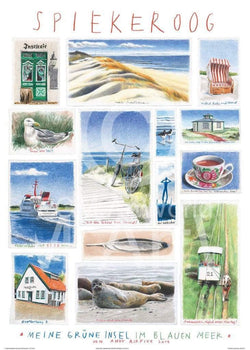 Art Print Andy Airfixx - Spiekeroog 50x70cm