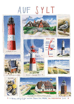 Art Print Andy Airfix - Auf Sylt 50x70cm