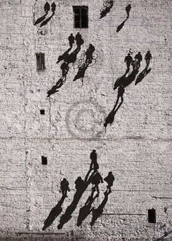 Art Print Edition Street - Walking the Wall 50x70cm