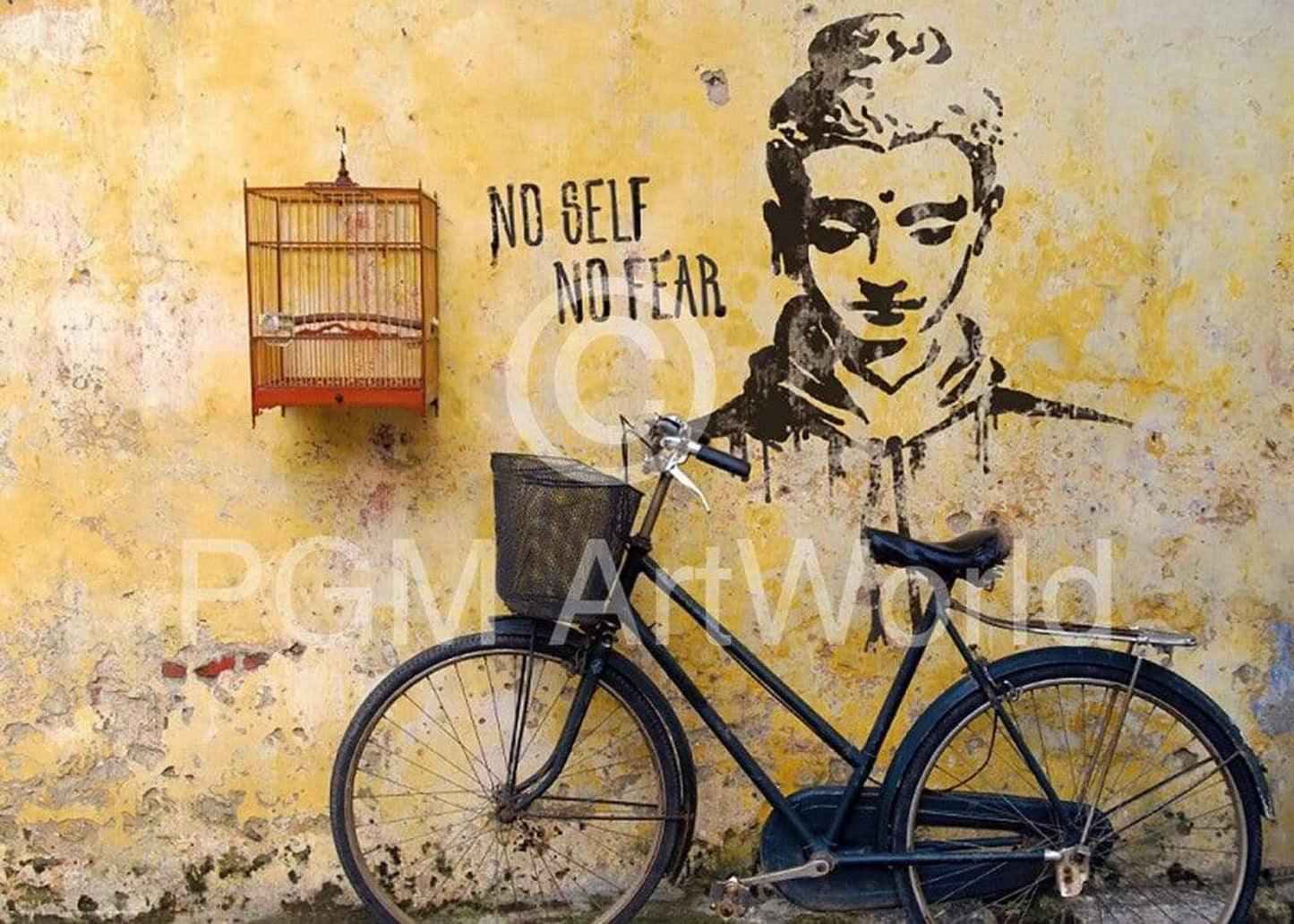 Art Print Edition Street - No self no fear 50x70cm