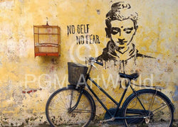 Art Print Edition Street - No self no fear 50x70cm
