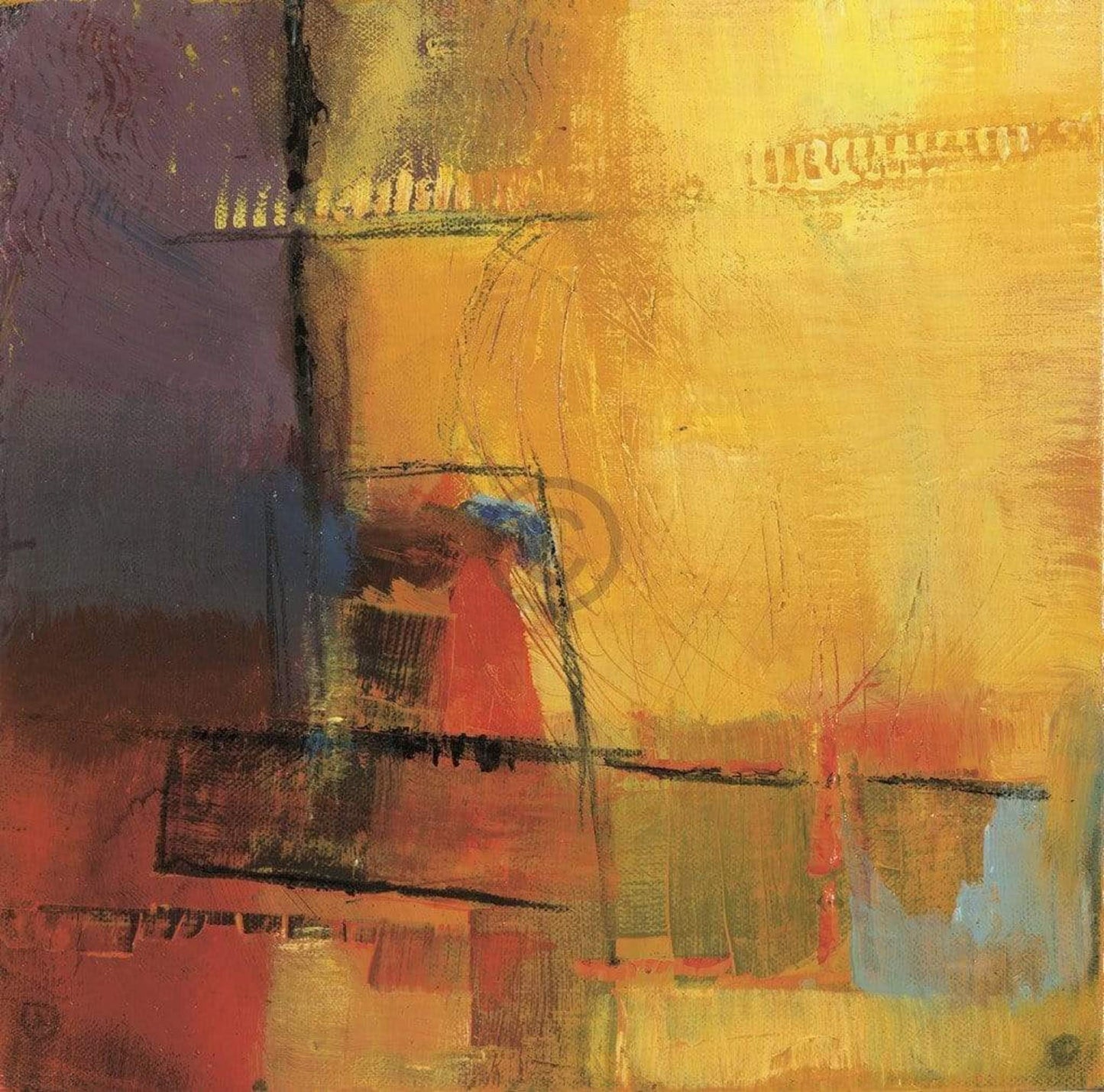 Art Print Bea Danckaert - Abstract Day 30x30cm