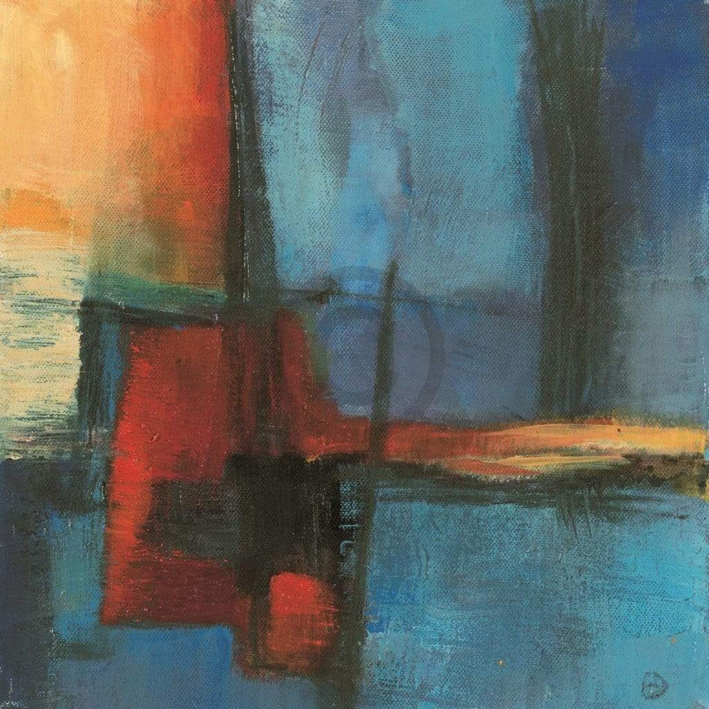 Art Print Bea Danckaert - Abstract Night 30x30cm