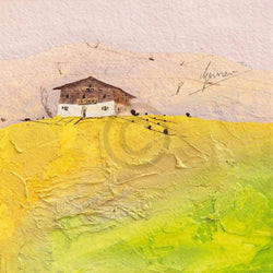 Art Print Bernhard Gerner - Landhaus 1 50x50cm