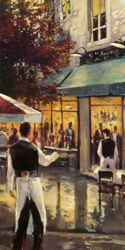 Art Print Brent Heighton - 5th Ave Cafe 40x80cm