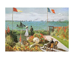 Art Print Claude Monet - Terazza sul mare a Saint-Adresse 50x40cm