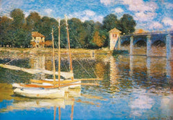 Art Print Claude Monet - Le pont d'Argenteuil 98x68cm