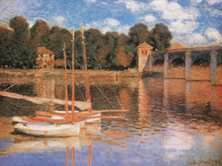 Art Print Claude Monet - Il ponte di Argenteuil 80x60cm