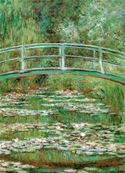 Art Print Claude Monet - Lo stagno delle ninfee 60x80cm