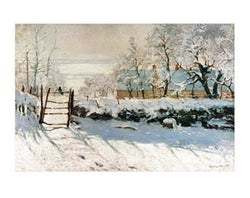 Art Print Claude Monet - La pie 70x50cm