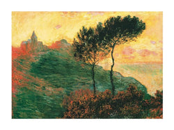 Art Print Claude Monet - The Church at Varengeville 80x60cm