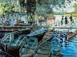 Art Print Claude Monet - Bathers at la Grenouillers 80x60cm