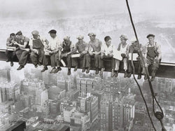 Art Print Charles Ebbets - Eating above Manhattan 80x60cm