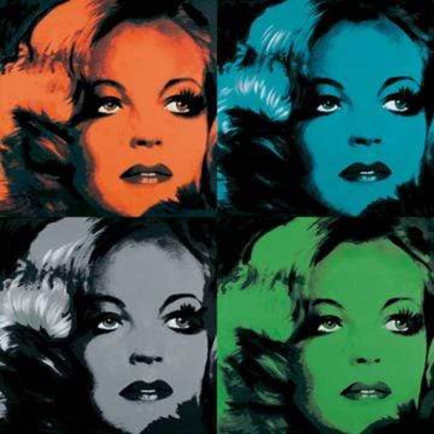 Art Print Günter Edlinger - Romy Schneider 80x80cm