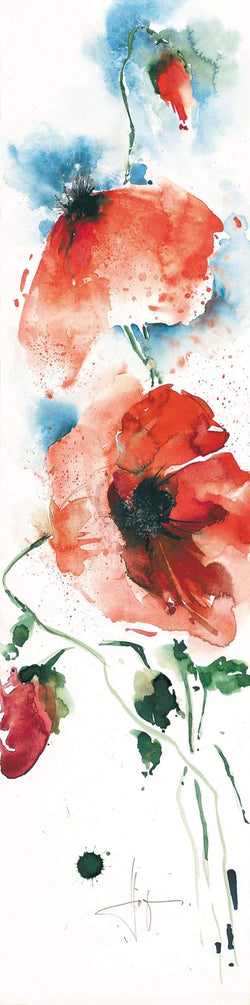 Art Print Ekkehard Hofmann - Mohn I 20x99cm