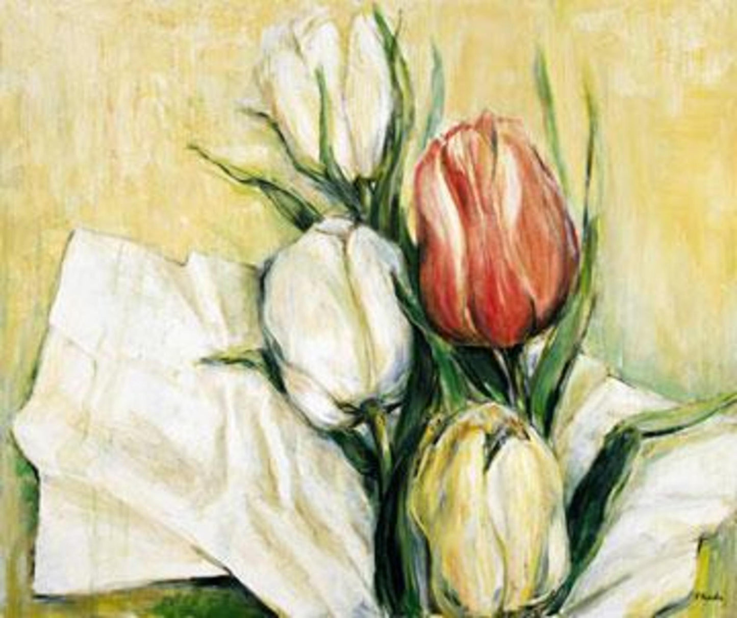 Art Print Elisabeth Krobs - Tulipa Antica 117x98cm