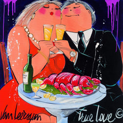 Art Print El van Leersum - True Love 70x70cm