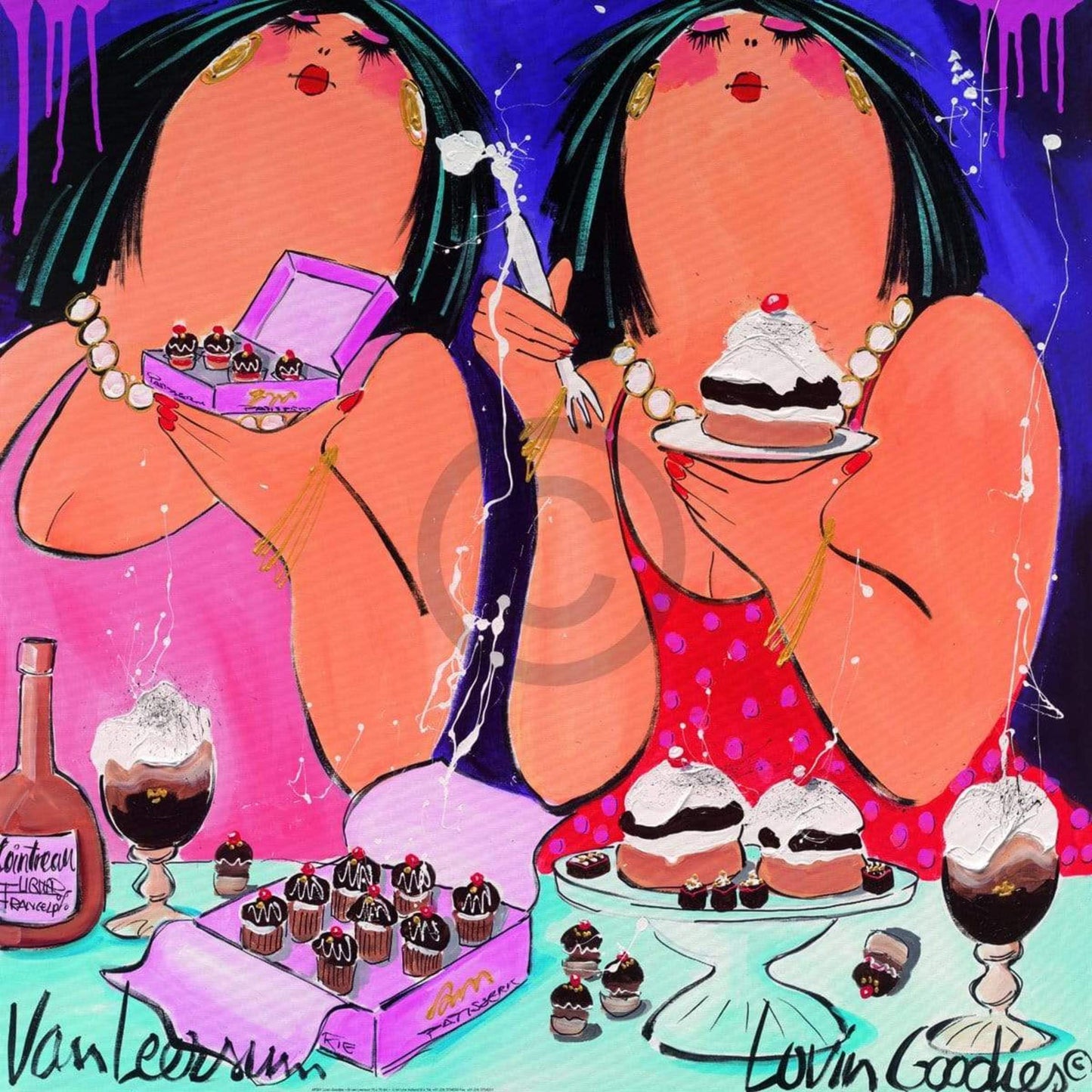 Art Print El van Leersum - Lovin Goddies 70x70cm