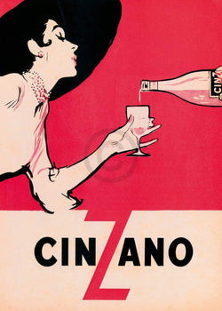 Art Print Ernest - Cinzano 50x70cm