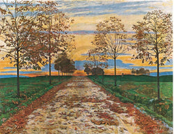 Art Print Ferdinand Hodler - Herbstabend 1892 60x48cm