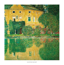 Art Print Gustav Klimt - Schlosskammer on Attersee 70x70cm