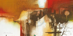 Art Print Gottfried Renz - Altes Landhaus 100x50cm