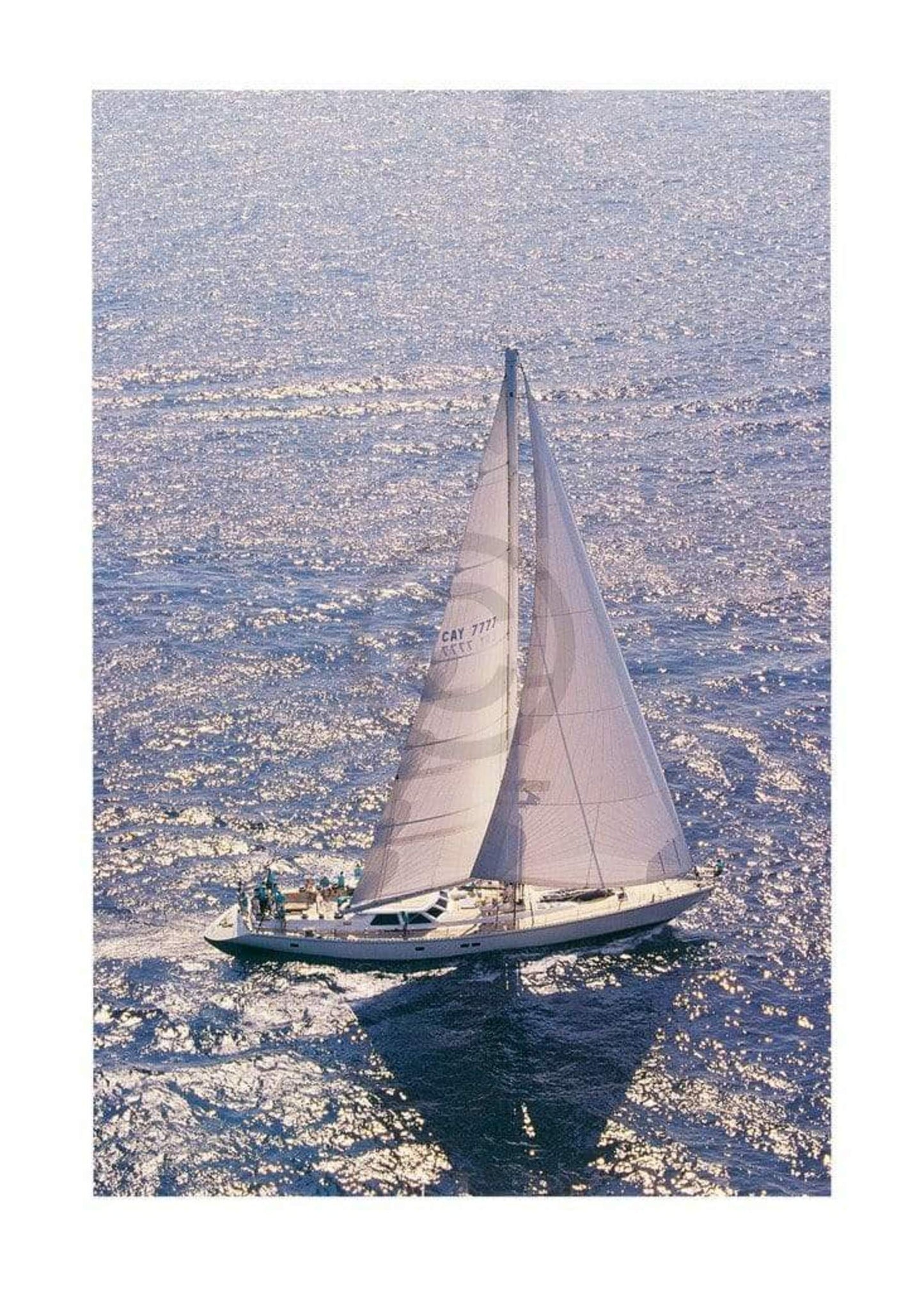 Art Print Ingrid Abery - Silver Sea I 50x70cm