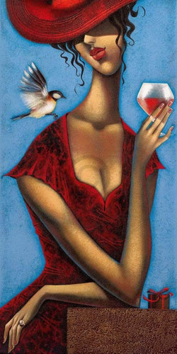Art Print Ira Tsantekidou - Rose d'Anjou 2 50x100cm
