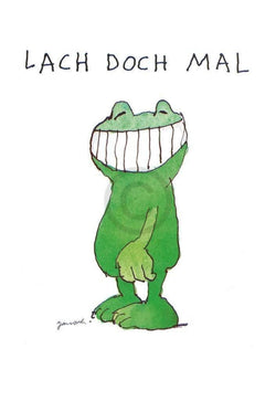 Art Print Janosch - Lach doch mal 48x58cm