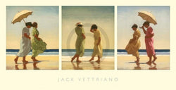 Art Print Jack Vettriano - Summer Days Triptychon 70x36cm