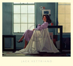 Art Print Jack Vettriano - Winter Light and Lavender 76x68cm