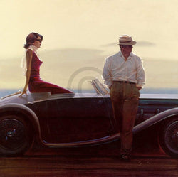Art Print Brent Lynch - Coastal Drive 70x70cm