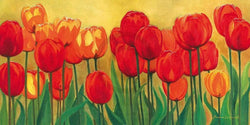 Art Print Marianne Bernhardt - Frühlingsgarten 100x50cm