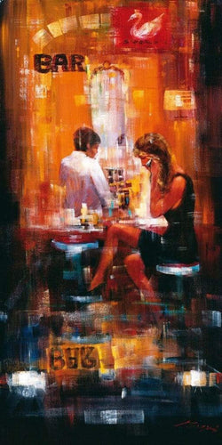 Art Print Madjid - Bar Scene II 50x100cm