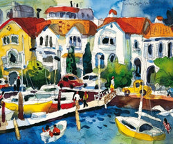 Art Print Michael Leu - Marina, San Francisco 60x50cm