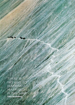 Art Print Olivier Föllmi - Mountain Path 70x70cm