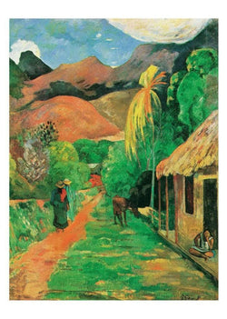 Art Print Paul Gauguin - Chemin a papeete 50x70cm