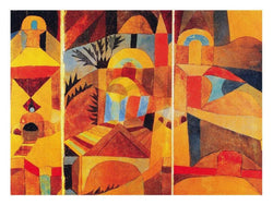 Art Print Paul Klee - Il giardino del tempio 80x60cm