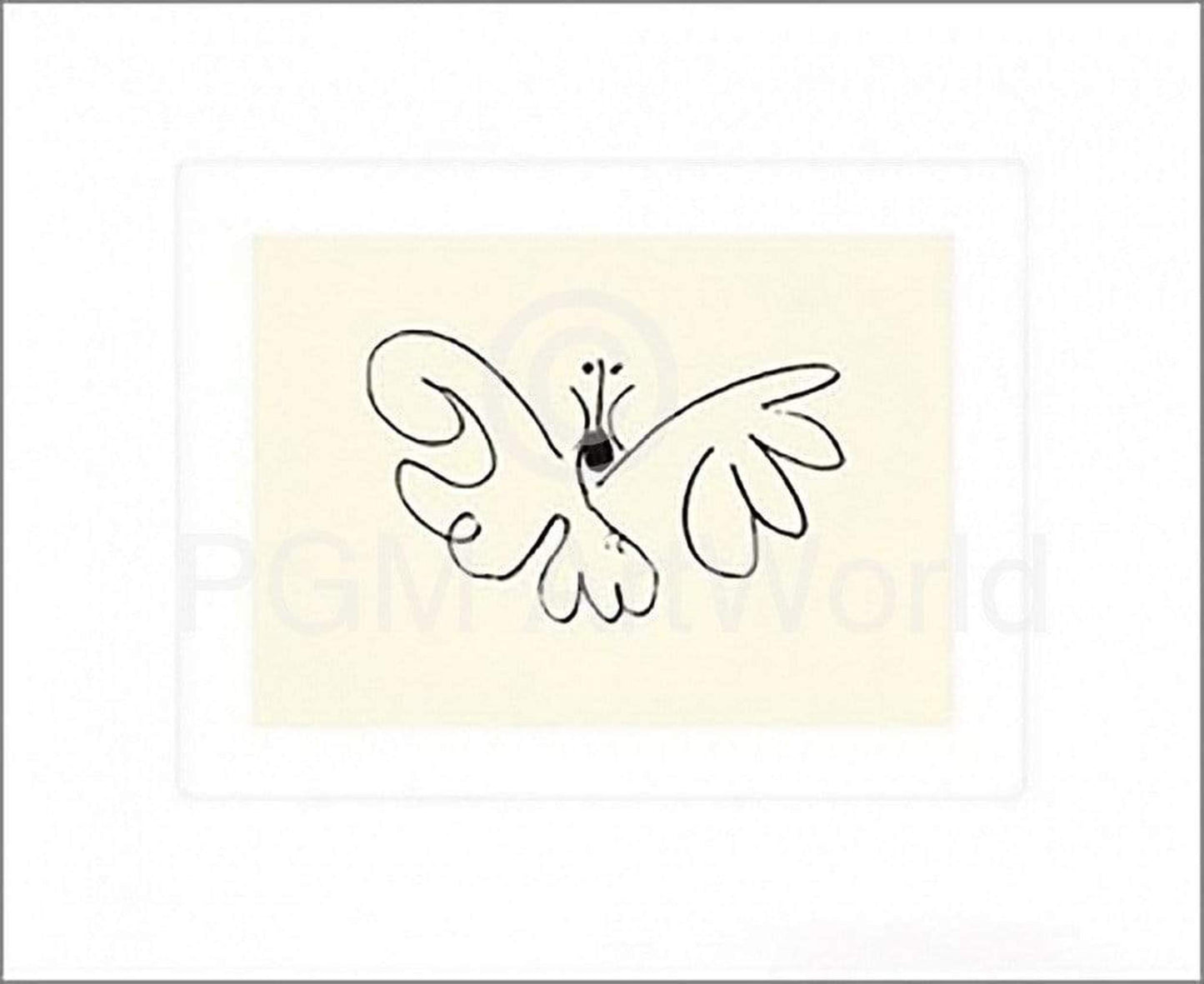 Art Print Pablo Picasso - Le Papillon 50x60cm