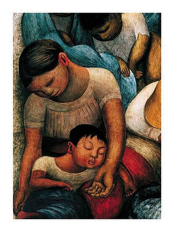 Art Print Diego Rivera - La Noche de Los Pobres 60x80cm