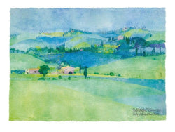 Art Print Ralf Westphal - Abbazia di Monte Oliveto, Toskana 80x60cm