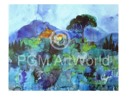 Art Print Ralf Westphal - Chusi, Toskana 40x30cm