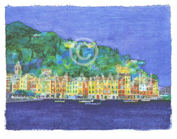 Art Print Ralf Westphal - Portofino / Ligurien 90x70cm